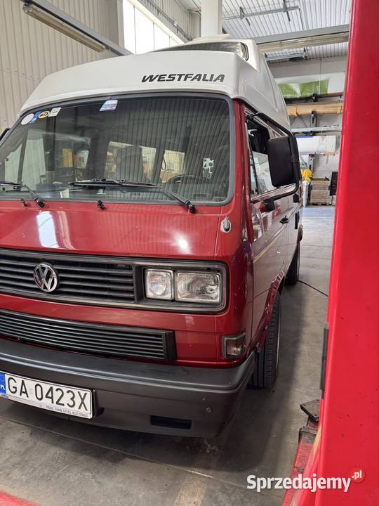 Volkswagen Transporter T3 16TD California czerwony Gdynia
