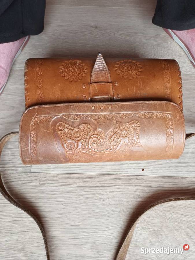 torebki skórzane dwa modele Dla kobiet Legnica