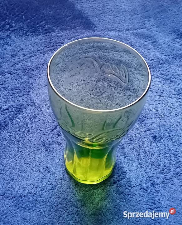 Zielona kolekcjonerska szklanka Coca Cola 025 L Porcelana i szkło Koźminek