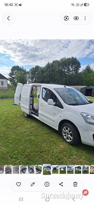 Peugeot Partner 16 Blue HDI 2016 Automat tempomat