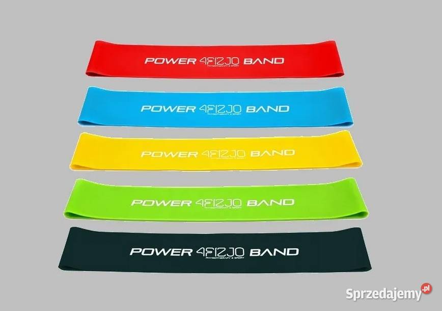 N137 Zestaw 5 gum do ćwiczeń MINI BAND fitness Zabrze