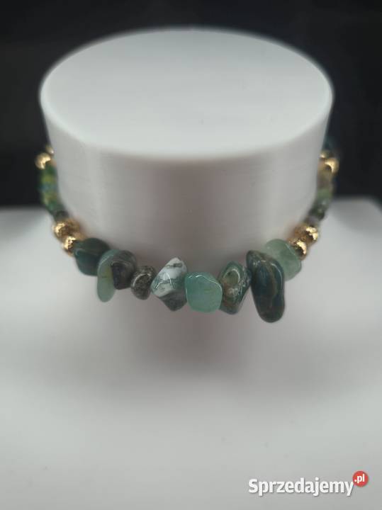 Bransoletka złota pistacja Rybnik