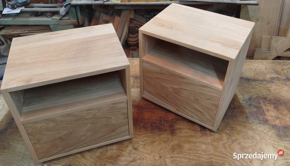 Szafka nocna dębowa model JUSTI dolnośląskie Postolice