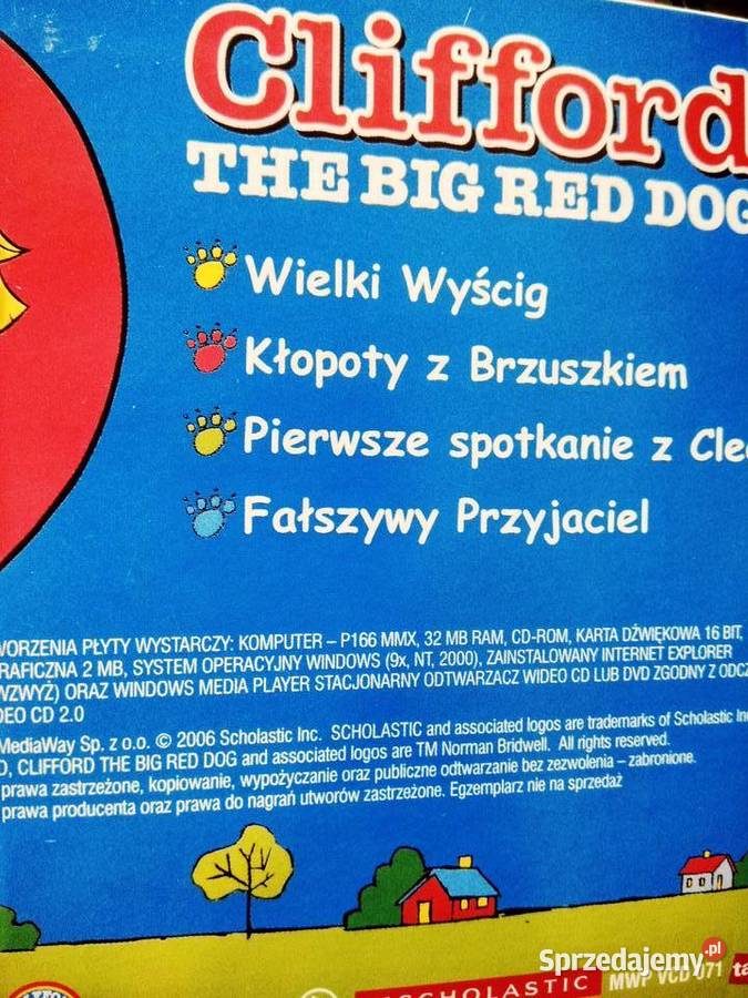 Clifford bajki dzieci księgarnie Warszawa