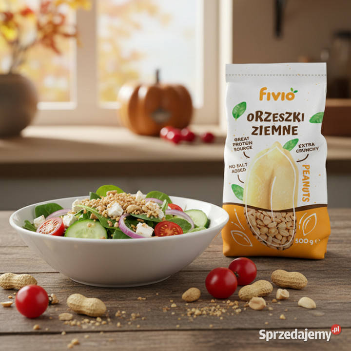 Orzechy ziemne bez soli 500g Brzozów sprzedam