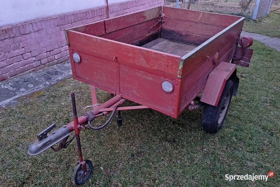 Przyczepka samochodowa SAM lekka 1429642 burtowe