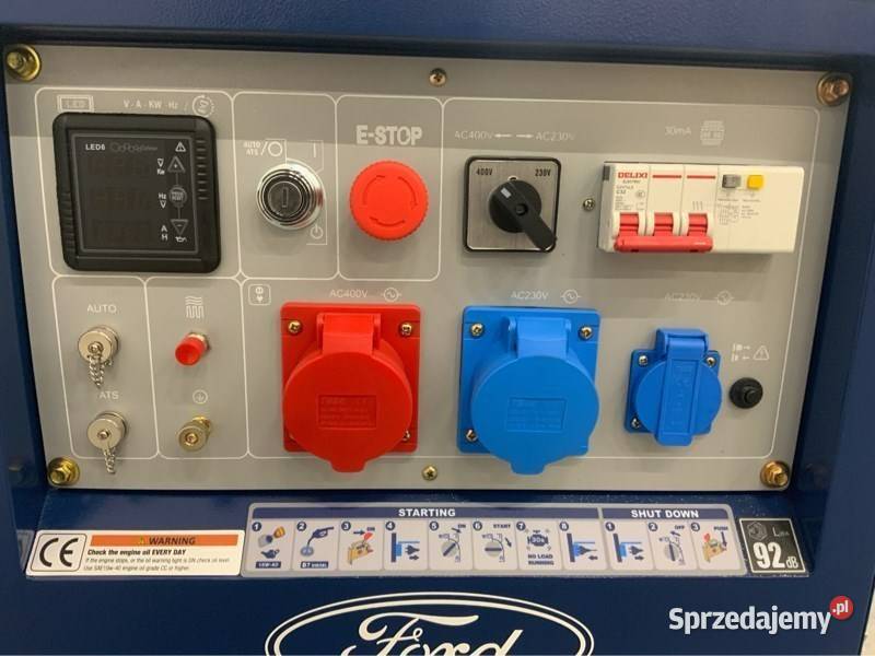 Agregat prądotwórczy marki Ford model FDT9200 Zabrze sprzedam