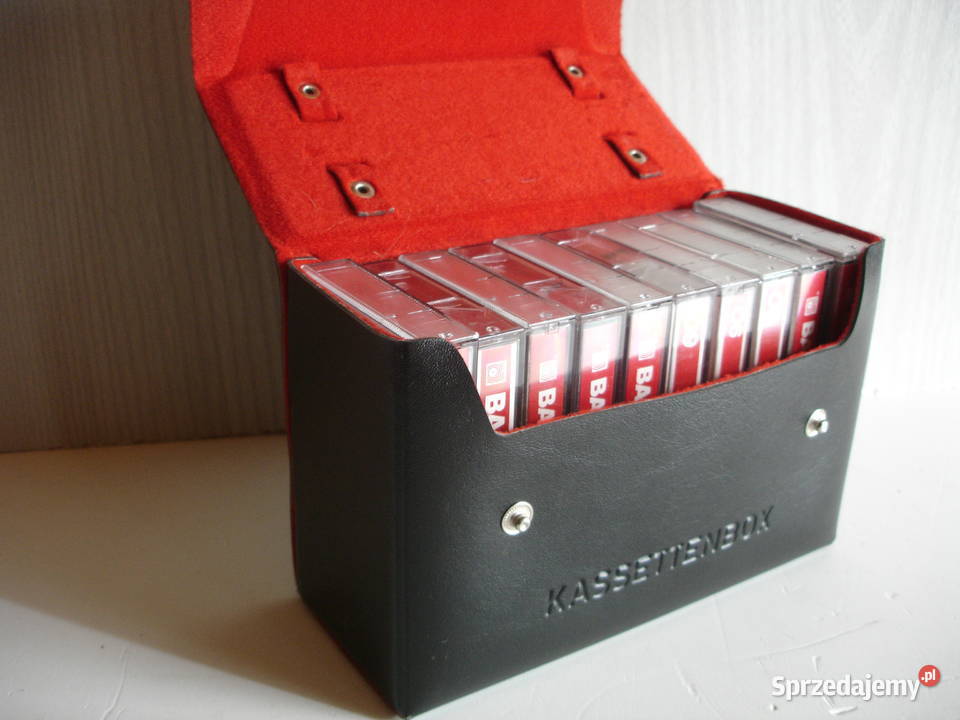 PUDEŁKOpojemnik na kasety magnetofonowe Zielona Góra