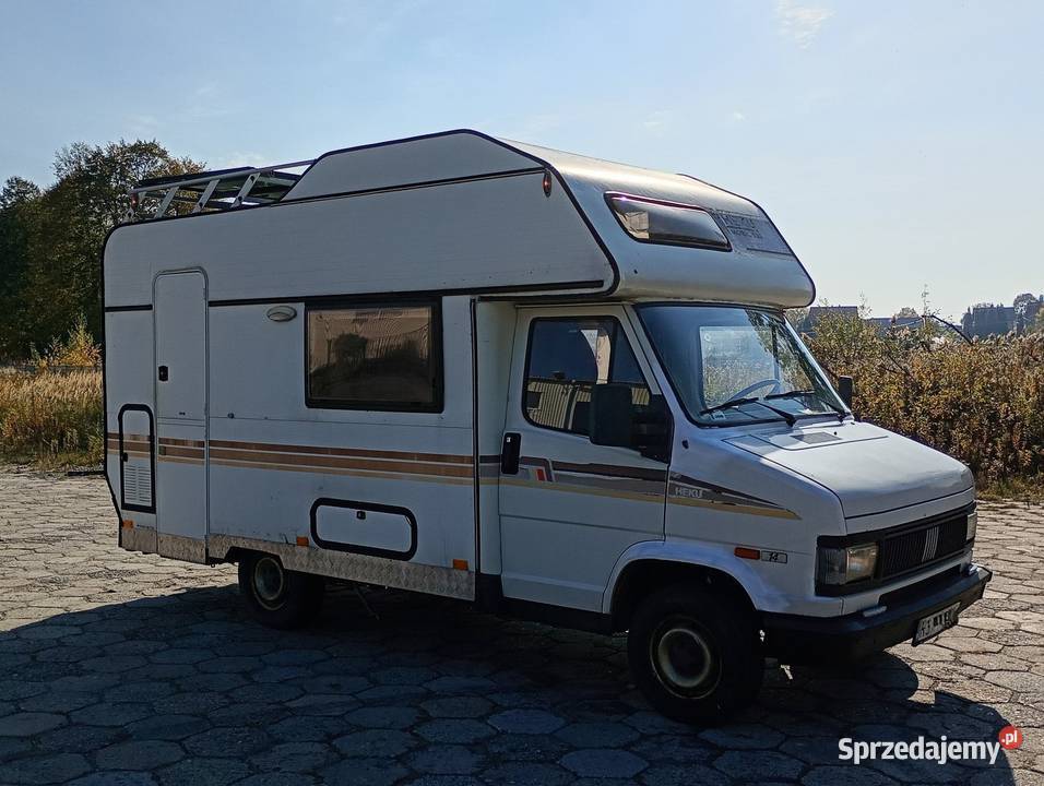 Fiat Ducato Kamper Camper 25 D 1991r 8 osób Motoryzacja lubelskie Łukowa