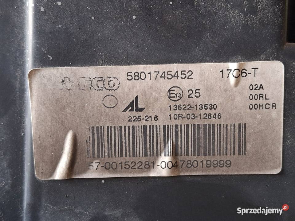 IVECO STRALIS EUROCARGO REFLEKTOR PRAWY LED lubuskie Bieleń