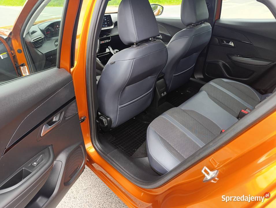 Peugeot 2008 12 Benz 2020r Allure pomarańczowy dolnośląskie Dzierżoniów sprzedam