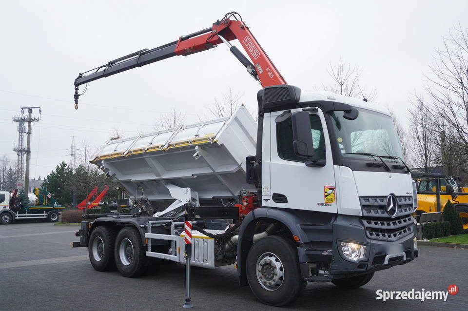 MercedesBenz Arocs 2636 6x4Wywrotka 2stronnaHDS Kraków sprzedam