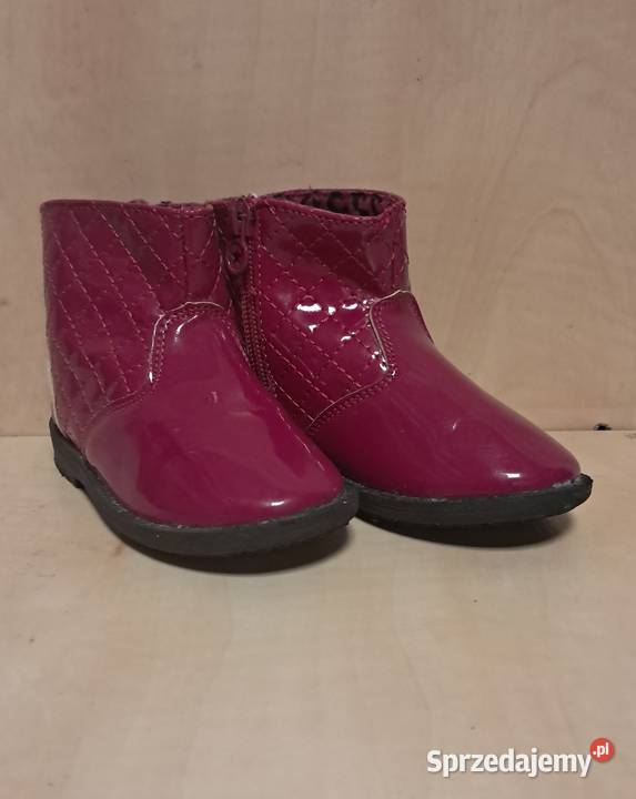 Różowe botki dziewczęce mazowieckie