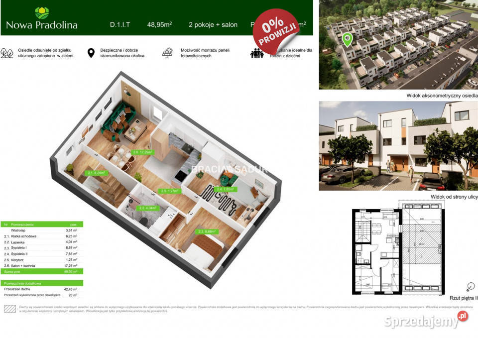 Mieszkanie Tarnów 4895m2 3 pokojowe miejsce parkingowe