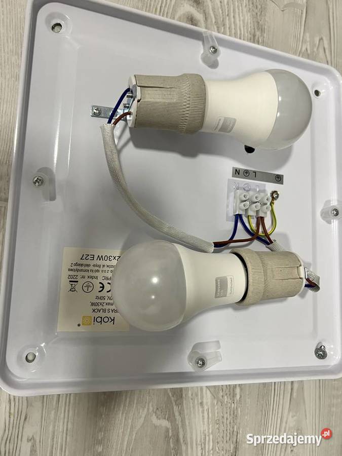 lampa plafon sufitowy mleczny 30x30 Stalowa Wola