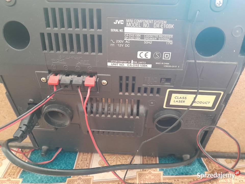 Mini wieża Jvc model DXE10BK głośniki Jvc Tarnów sprzedam