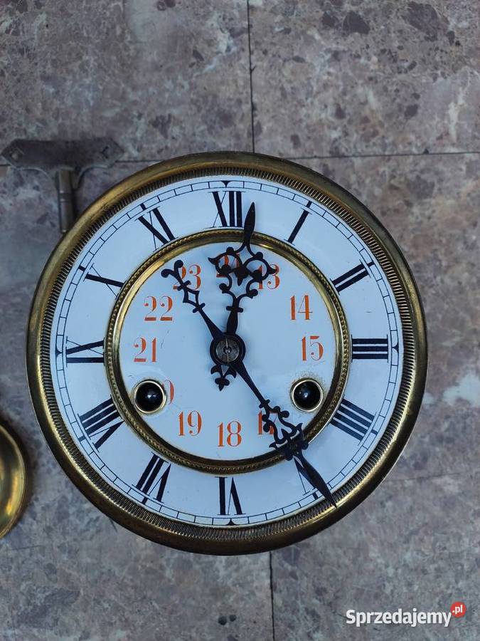 174 Zestaw mechanizm starego małego zegara Tczew