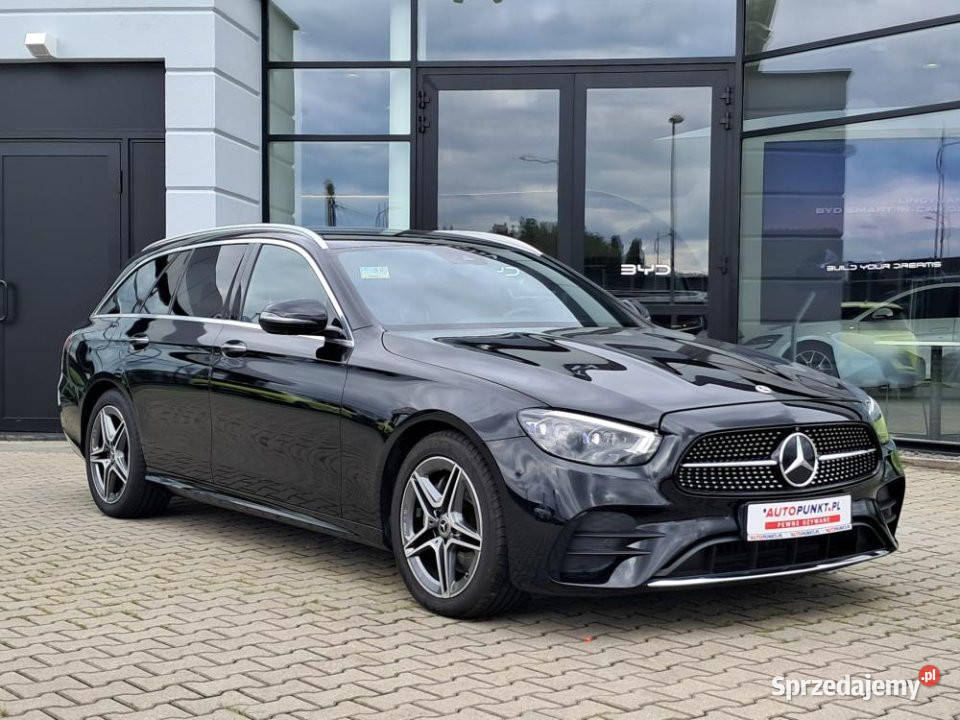 MercedesBenz Klasa E 2021r Hak Multibeam Temp Tychy