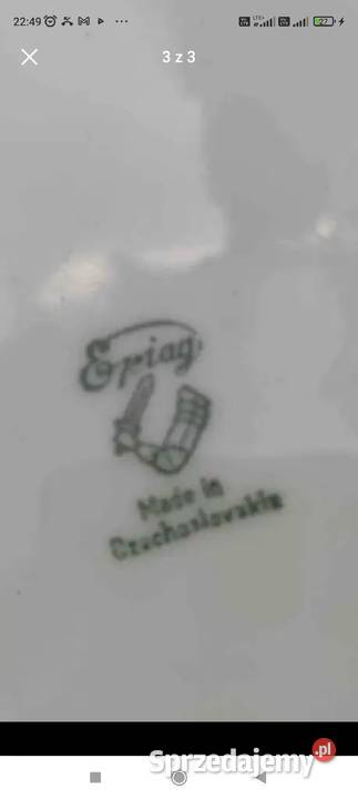 EPIAG TALERZ FRAGONARD SCENA RODZAJOWA łódzkie