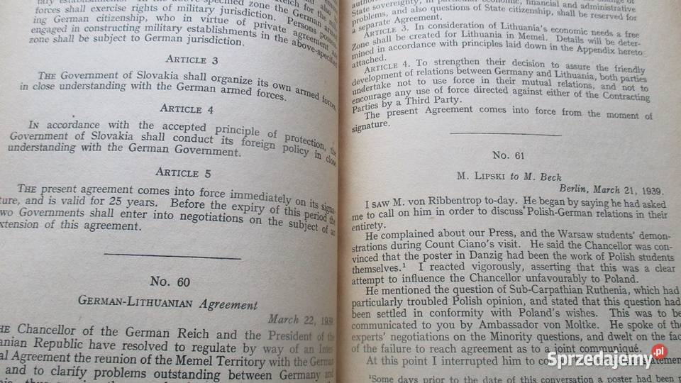 Official documents PolishGerman PolishSoviet