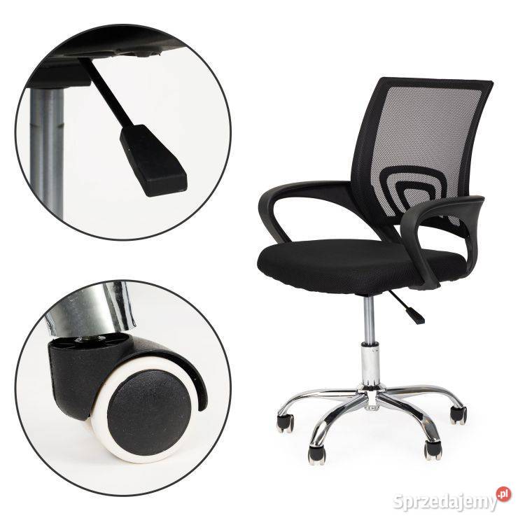 Fotel obrotowy biurowe krzesło wyprofilowane podlaskie Bielsk Podlaski