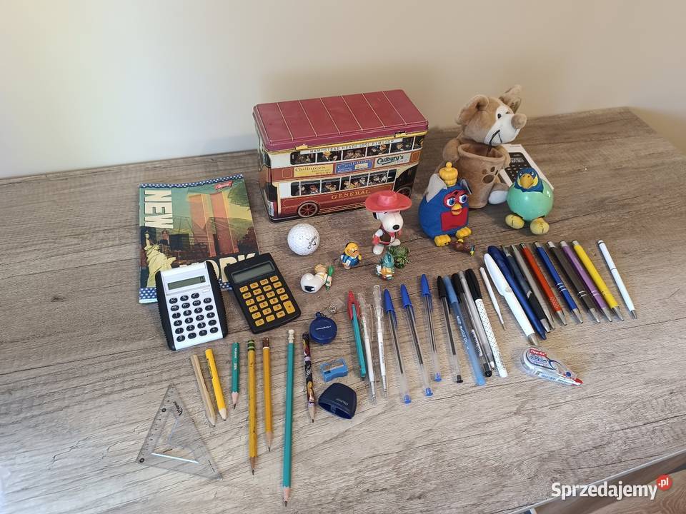 Gadżety przybory szkolne lata 90 zabawki Kolekcje