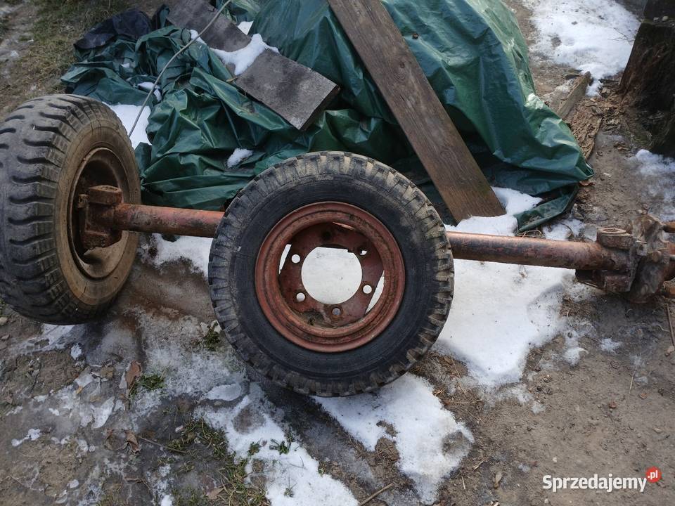 Oś dwukołówka rozrzutnik Myszków sprzedam