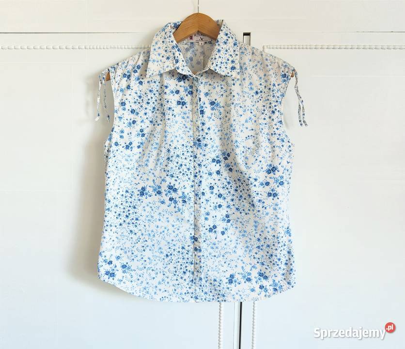 Kwiatowa koszula Armand Thierry L 40 bez rękawów Szczecin