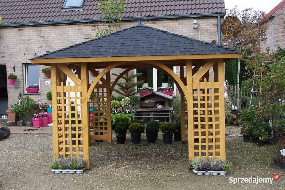 Altana ogrodowa 3x3m PRODUCENT Architektura ogrodowa śląskie Skoczów