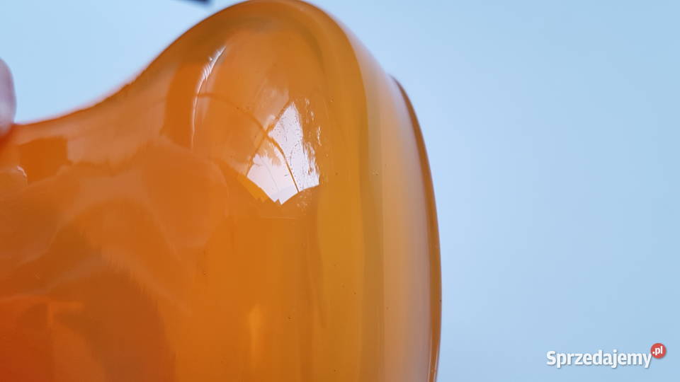 Pomarańczowy dzbanek Fiedorowicz Ząbkowice Dąbrowa Górnicza