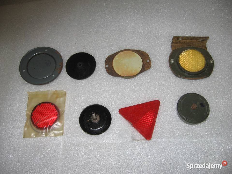 Odblaski stare światło odblaskowe auto motor Przemyśl