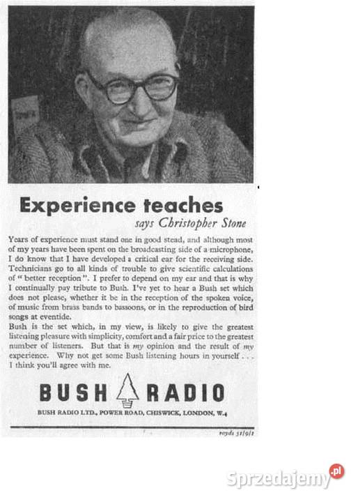 Radiobudzik BUSH FM MW Multi Jog Sleep CR 312 mazowieckie sprzedam