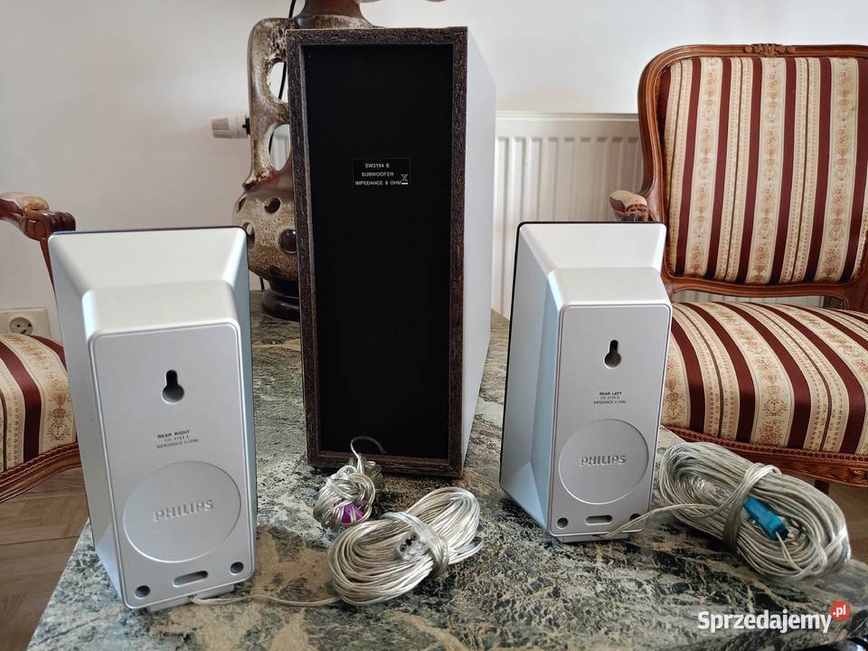 Subwoofer i dwie satelitki PHILIPS Drawski Młyn