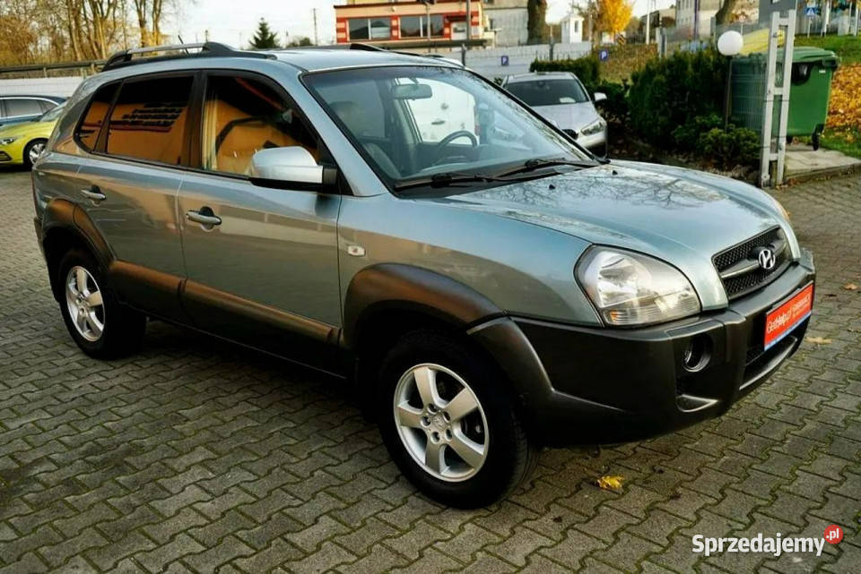 Hyundai Tucson 20CRDI Klima alu skóra serwis 100 przyciemniane szyby mazowieckie Płock sprzedam
