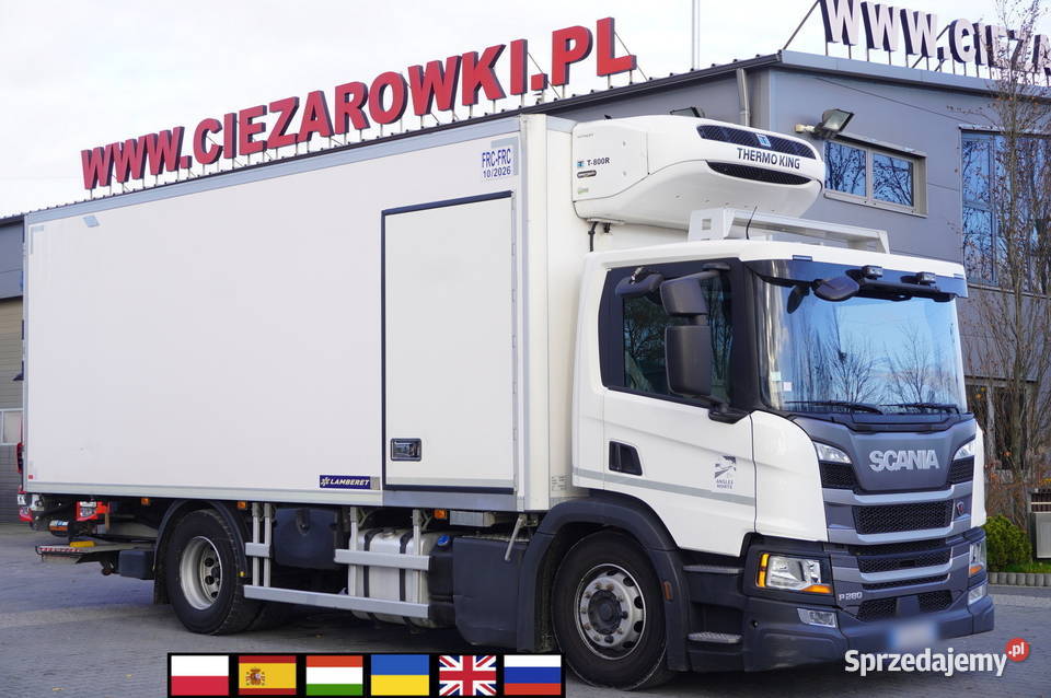 Scania P280 4x2 E6 Chłodnia Lamberet 16 EPAL Kraków