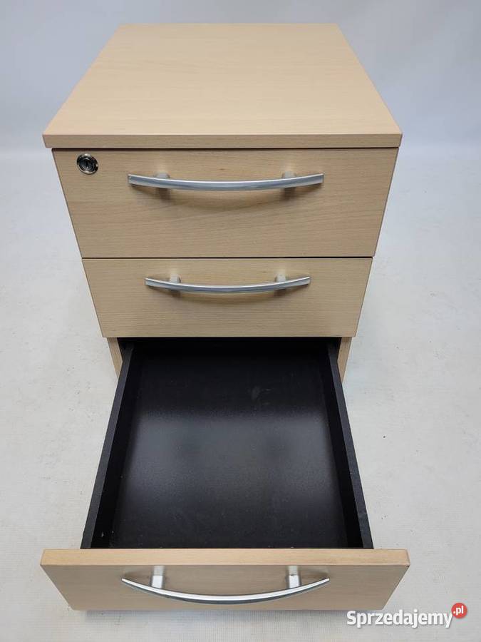 Zestaw mebli Mebelux klon biurko 160x73 kontener sprzedam