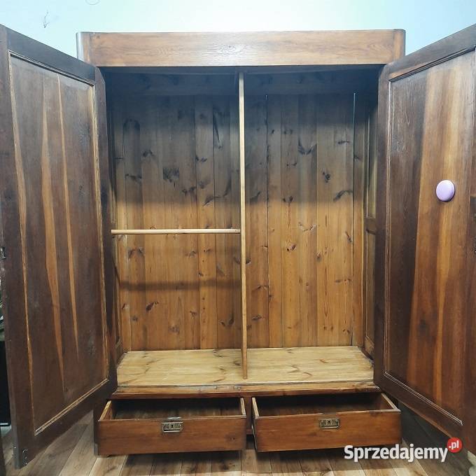 Piękna Dębowa Szafa Secesyjna AntykiMarki Marki