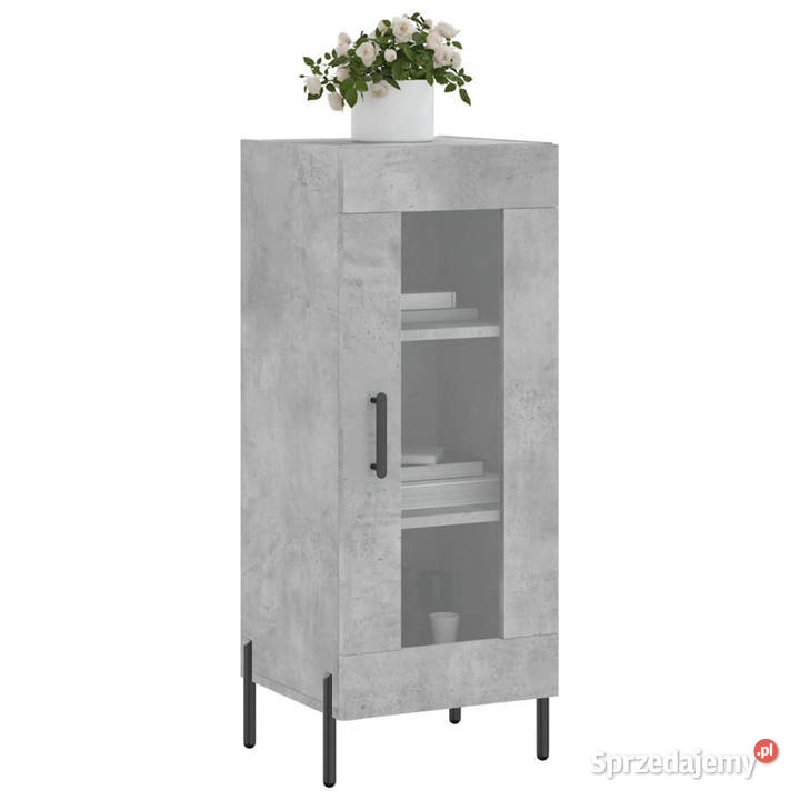 Szafka szarość betonu 345x34x90 materiał mazowieckie Warszawa sprzedam