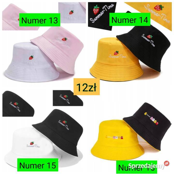 Czapka Kapelusz Bucket Hat HURT sprzedaż Hurtowa Uniseks Słupsk