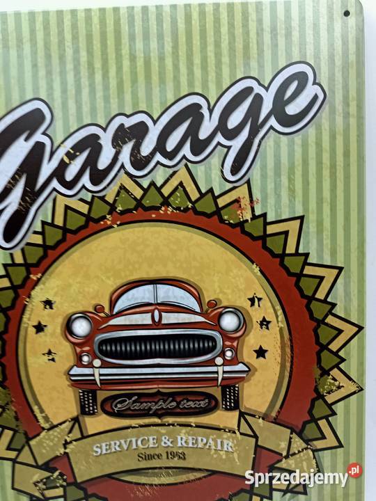 Szyld reklama blacha Garage Service Repair Zamość