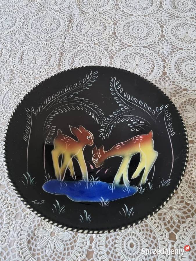 Półmisek ręcznie malowany Wola Podłężna