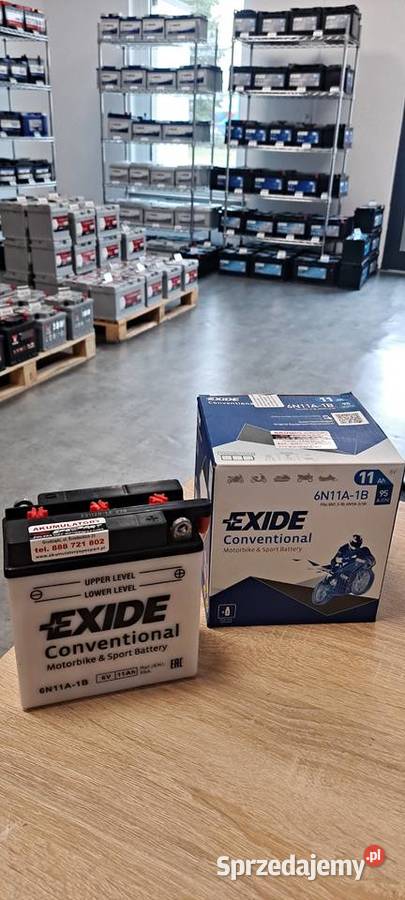 Akumulator motocyklowy EXIDE 6N11A1B 6V 11Ah 95A Świecie sprzedam