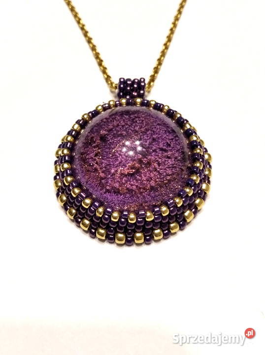 WISIOREK FIOLETOWOZŁOTY Z ŻYWICĄ Warszawa