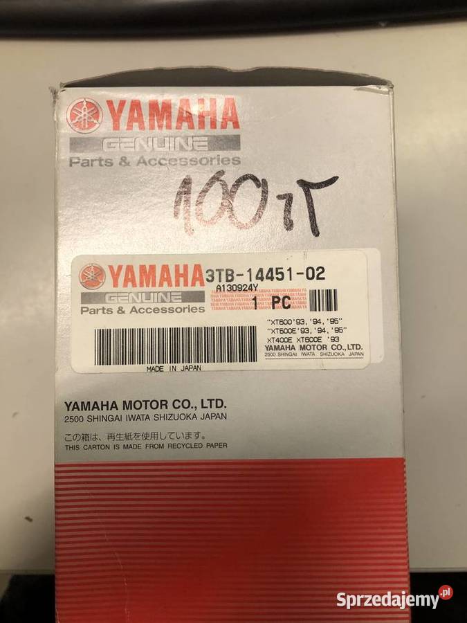 Filtr powietrza Yamaha XT600 3TB1445102 Oryginał Kielce sprzedam