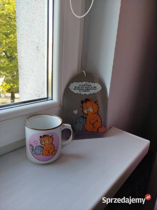 Vintage zestaw Garfield kubek ceramiczny i Opole
