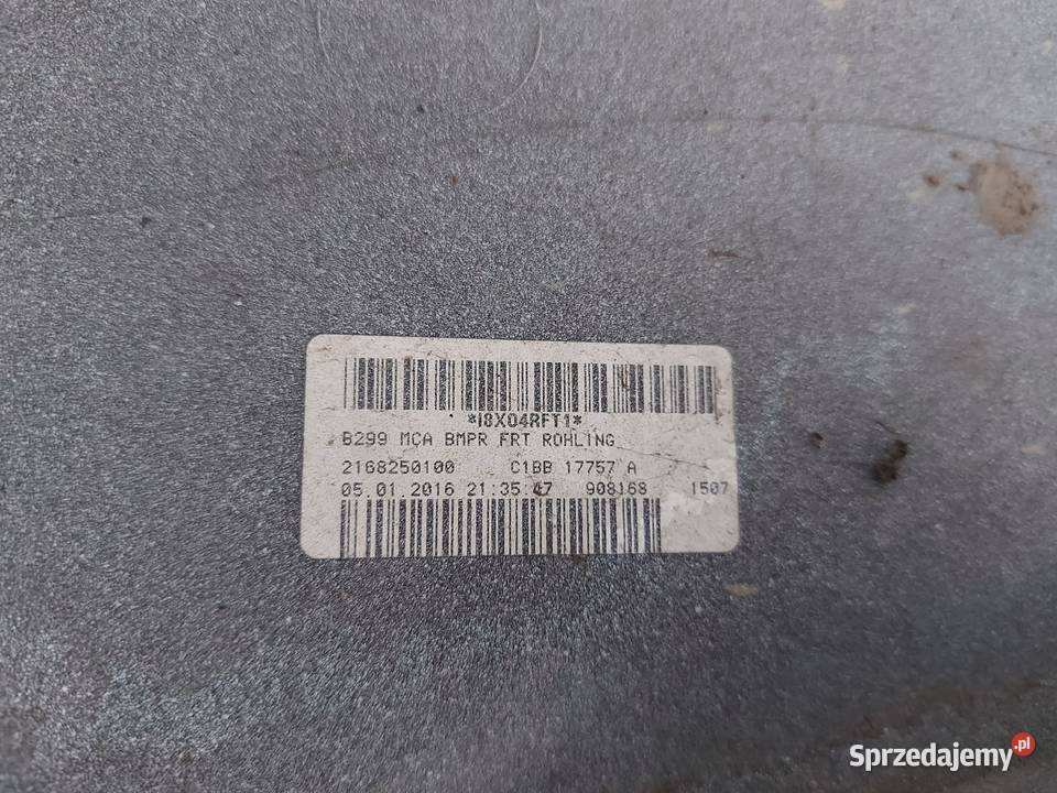 FORD FIESTA MK7 LIFT zderzak przód C1BB17757 Kielce sprzedam