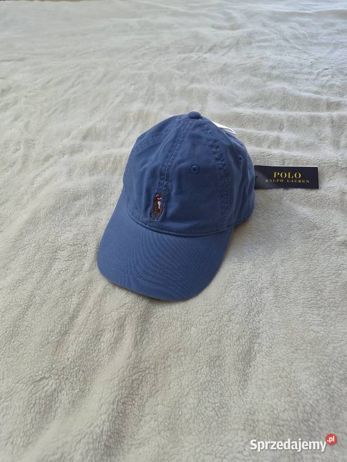 Nowa niebieska czapka z daszkiem Ralph Lauren z Bibice