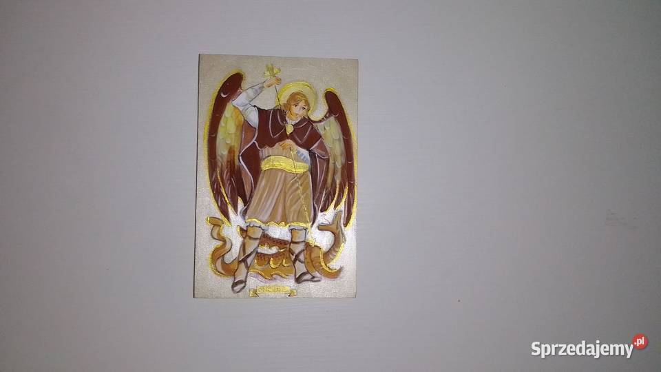 Archanioł Michał malowany ręcznie Katowice