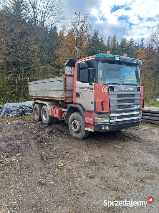 Scania R124 wywrotka 3 stronna ciągnik siodłowy Zakliczyn sprzedam