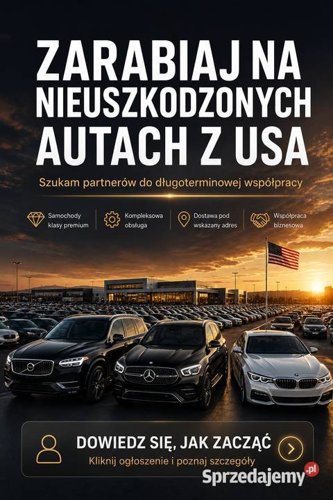 zarobić 20 Nieuszkodzone auta Import USA Opole